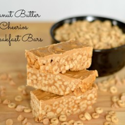 Peanut Butter Cheerios Breakfast Bars