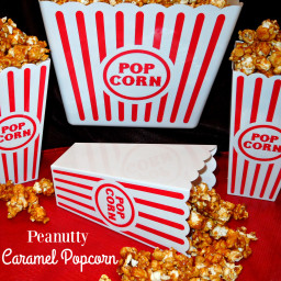 Peanutty-Caramel Popcorn