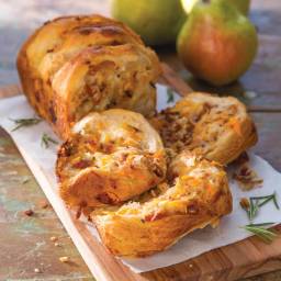 Pear and Butternut Squash Pull-Apart Bread