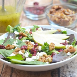 Pear and Feta Salad with Poppy Seed Dressing
