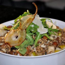 Pear and Sausage Risotto