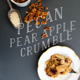 Pear Apple Pecan Crumble