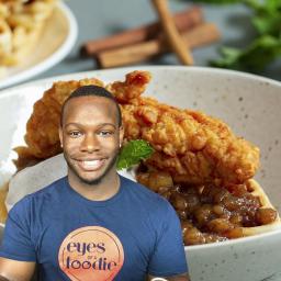 Pear Butter Chicken And Waffles By ReShawn Wilder Recipe by Tasty