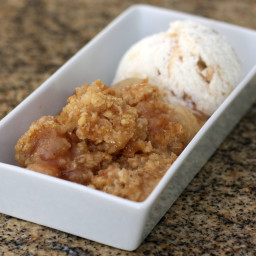 Pear Crisp With Oat Topping