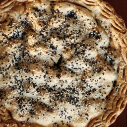 Pear, Date, and Sesame Pie