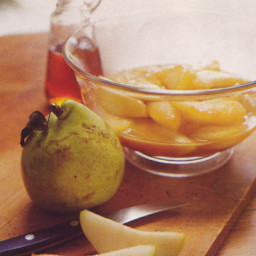 Pears Glazed with Maple Syrup