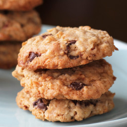 Pecan and Coconut Oatmeal Chocolate Chip Cookies Recipe