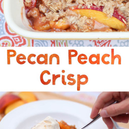 Pecan Peach Crisp