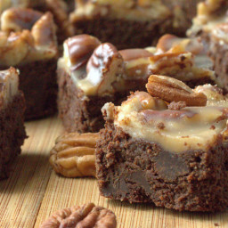Pecan Praline Brownies – low carb, gluten free, sugar free
