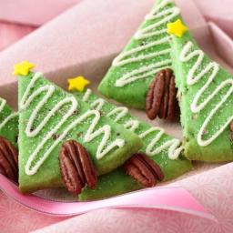 Pecan-Shortbread Trees