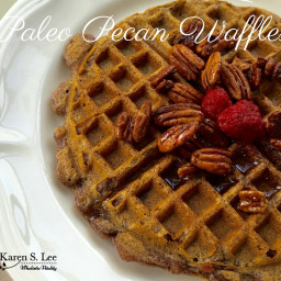 Pecan Waffles from Down South Paleo Cookbook: Grain and Dairy Free