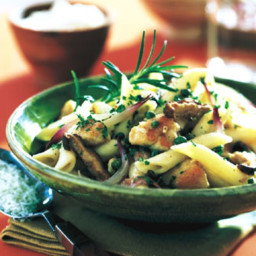 Penne with Chicken, Shiitake Mushrooms, and Capers