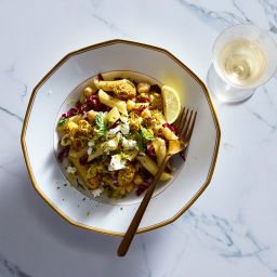 Penne with Moroccan-spiced cauliflower