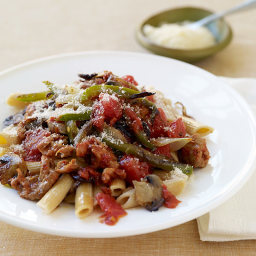 Penne with Peppers and Sausage