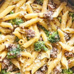 Penne with Sausage & Broccoli