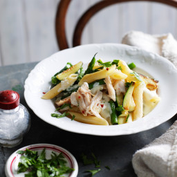 Penne with Smoked Chicken and Mascarpone