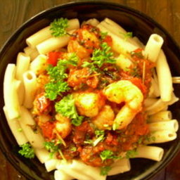 	Penne with Tomato-Shrimp Sauce