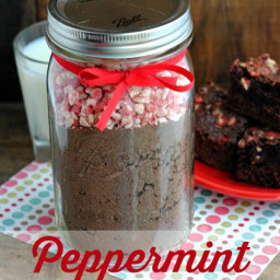 Peppermint Brownie Jar