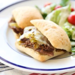 Pepperoncini Beef Sandwiches