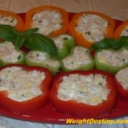 Peppers Stuffed with Chicken Salad