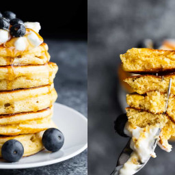 Perfect Fluffy Protein Pancakes (no banana!)