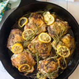 Perfect Herb Roasted Chicken Thighs