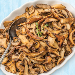 Perfect Pan Roasted Mushrooms