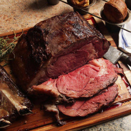 Perfect Prime Rib With Red Wine Jus Recipe