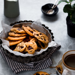 Perfect spelt chocolate chip cookies