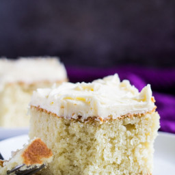 Perfect Vanilla Sheet Cake