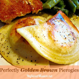 Perfectly Golden Brown Pierogies