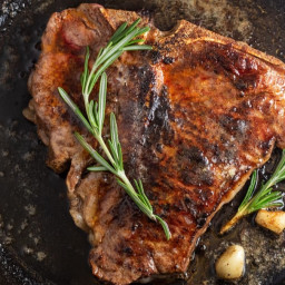 Perfectly Pan Seared T-Bone Steaks Are An Exceptionally Tasty Dinner!