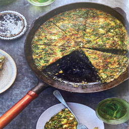Persian Green-herb omelet (Mark Hyman)