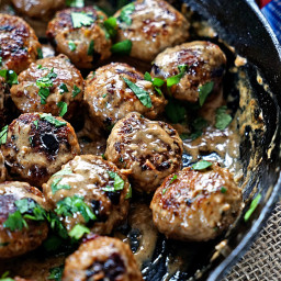 Persian Meatballs with Dried Cherries and Pistachios