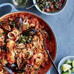 Peruvian Seafood and Rice Stew Recipe