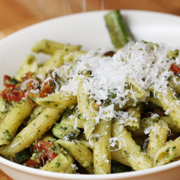 Pesto Asparagus And Sun-Dried Tomato Pasta Recipe by Tasty