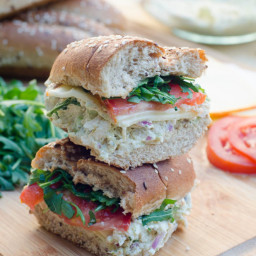 Pesto Chicken Salad Sandwiches