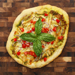 Pesto Pizza Recipe by Tasty