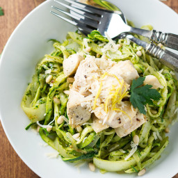 Pesto Zoodles with Chicken
