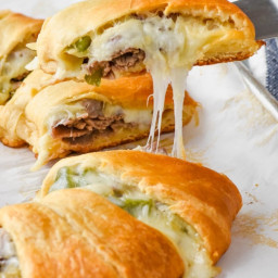 Philly Cheese Steak Crescent Ring