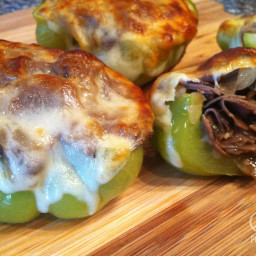 Philly Cheesesteak Stuffed Peppers – Low Carb, Gluten Free