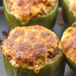 Philly Cheesesteak Stuffed Peppers are the Best Comfort Food