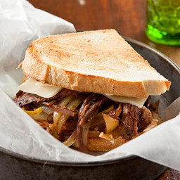 Philly Shredded Beef Sandwiches