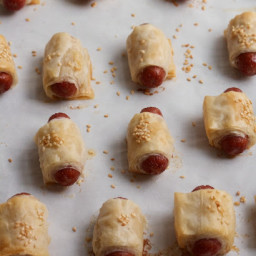 Phyllo Pigs in a Blanket