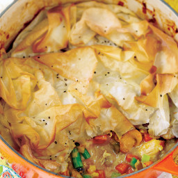 Phyllo-Topped Chicken Pot Pie