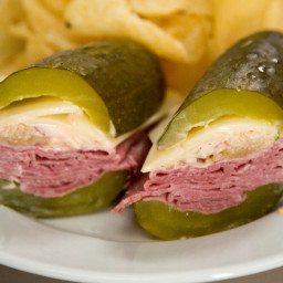   Pickle Bun Reuben Sandwiches