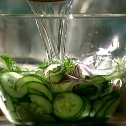 Pickled Cucumbers and Red Onion