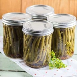 Pickled Green Beans are easy to can and delicious to eat