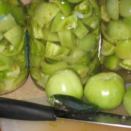 Pickled Green Tomatoes