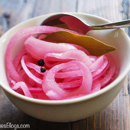 Pickled Red Onions Recipe, No Sugar!